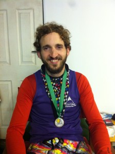 Happy but very exhausted after the White Rose Ultra.