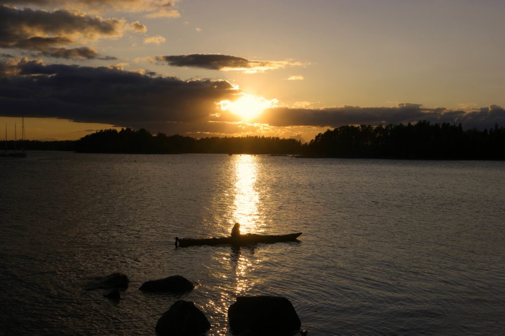A bit of sunset kayaking.