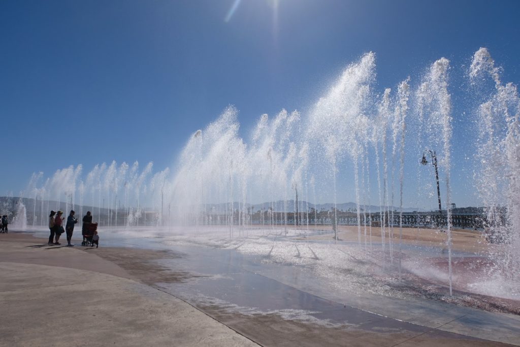 The fountains in Ensenada