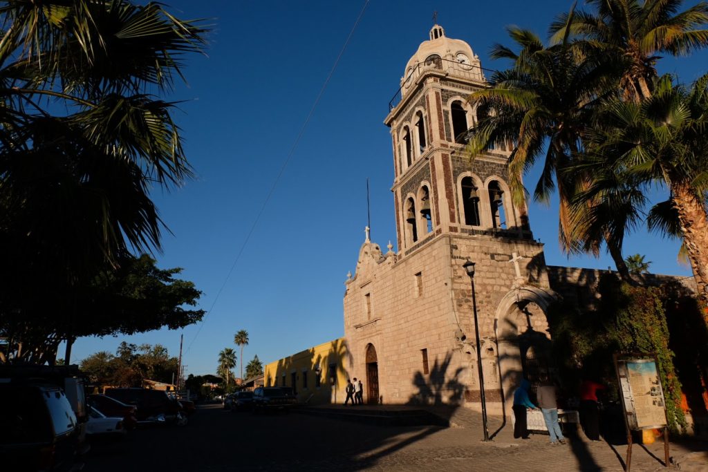 The gorgeous church in Loreto 