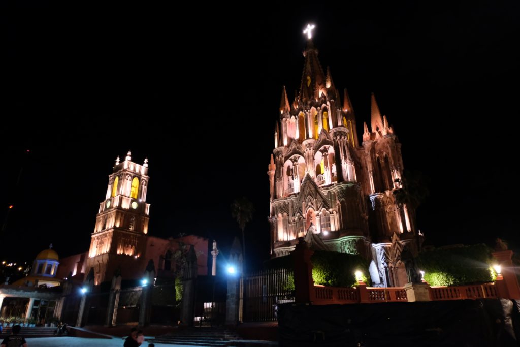 The cathedral at night